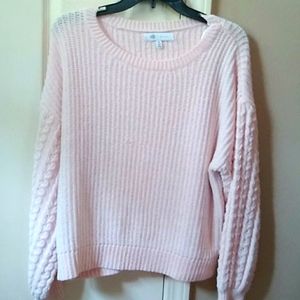 Pink sweater, medium